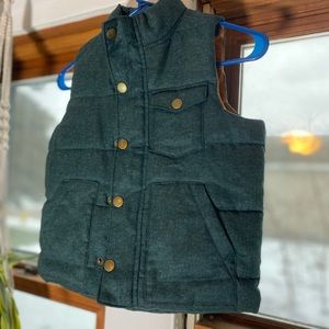 Boys Teal Old Navy Puffer Vest